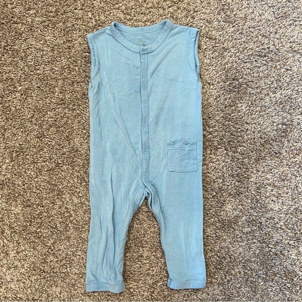0-3 months blue Kyte baby romper great condition